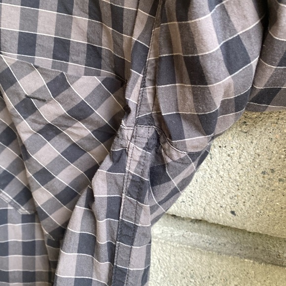 Calvin Klein Button Down Plaid - Picture 5 of 7